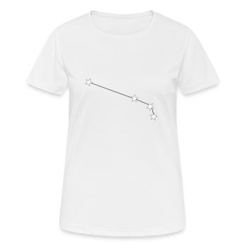 Zodiac Aries, constellation - Women's Breathable T-Shirt - white - Front - AI Model Female 172 dark (172cm)
