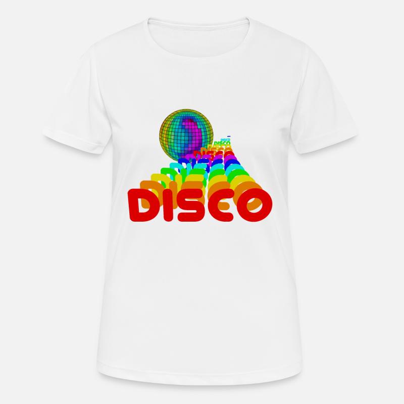 Disco - Women's Breathable T-Shirt - white