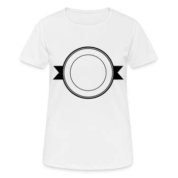 Form Symbol Quadratisch Oval Rund Fertigen Passt - Frauen T-Shirt atmungsaktiv - Weiß - Vorne - AI Model Female 172 dark (172cm)