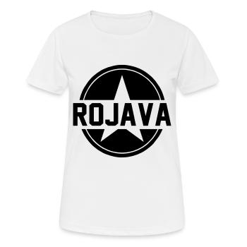 rojava kurdistan - Women's Breathable T-Shirt - white - Front - AI Model Female 172 dark (172cm)