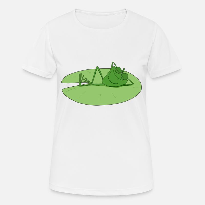 Frog - Women's Breathable T-Shirt - white