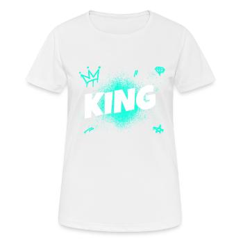 King King Scripture Prover - Women's Breathable T-Shirt - white - Front - AI Model Female 172 dark (172cm)