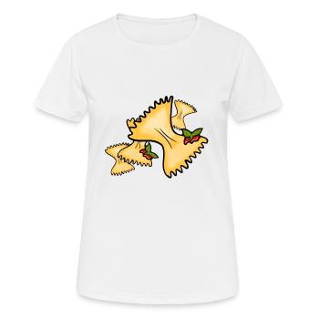Pasta! - Women's Breathable T-Shirt - white - Front - AI Model Female 172 dark (172cm)