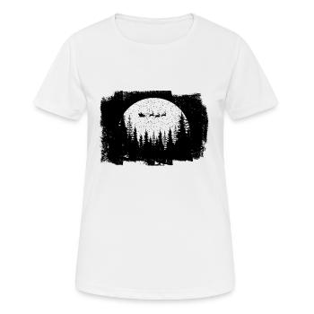 Santa Claus - T-shirt respirant Femme - blanc - Devant - AI Model Female 172 dark (172cm)