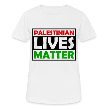 Palestinian Lives Matter - Palestine - Palestina - Women's Breathable T-Shirt - white - Front - AI Model Female 172 dark (172cm)