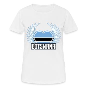 Botswana - Frauen T-Shirt atmungsaktiv - Weiß - Vorne - AI Model Female 172 dark (172cm)