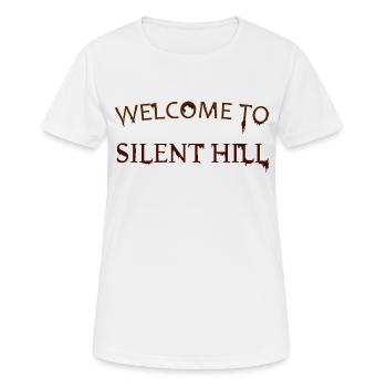 Silent Hill - Frauen T-Shirt atmungsaktiv - Weiß - Vorne - AI Model Female 172 dark (172cm)