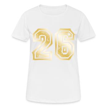 26 Nombre d’or - T-shirt respirant Femme - blanc - Devant - AI Model Female 172 dark (172cm)