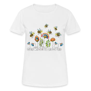 Insects - Women's Breathable T-Shirt - white - Front - AI Model Female 172 dark (172cm)