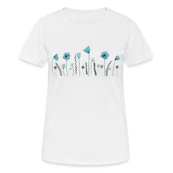 Hey foin - T-shirt respirant Femme - blanc - Devant - AI Model Female 172 dark (172cm)