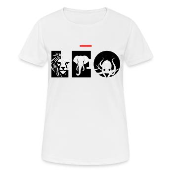 Léo - T-shirt respirant Femme - blanc - Devant - AI Model Female 172 dark (172cm)