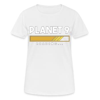 Planète 9 Planète 9 Univers spatial du système solaire - T-shirt respirant Femme - blanc - Devant - AI Model Female 172 dark (172cm)