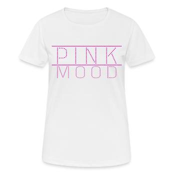 Pink Mood - Women's Breathable T-Shirt - white - Front - AI Model Female 172 dark (172cm)