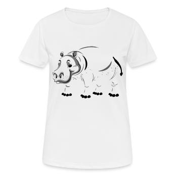 Safari Zoo Animal Safari Zoo - T-shirt respirant Femme - blanc - Devant - AI Model Female 172 dark (172cm)