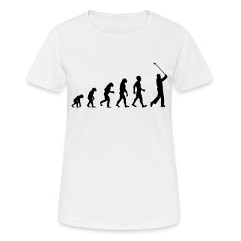 Evolution Golf Knock Off - T-shirt respirant Femme - blanc - Devant - AI Model Female 172 dark (172cm)