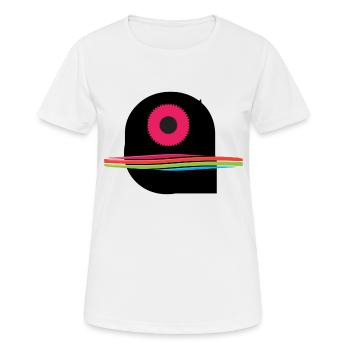 logo simple - T-shirt respirant Femme - blanc - Devant - AI Model Female 172 dark (172cm)