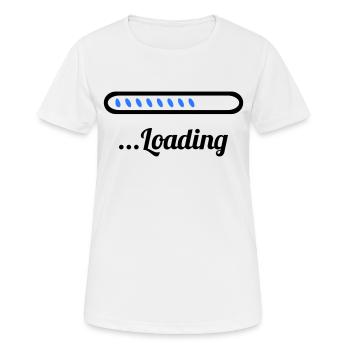 Loading - Women's Breathable T-Shirt - white - Front - AI Model Female 172 dark (172cm)