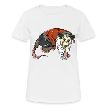 Christoph, Opossum - T-shirt respirant Femme - blanc - Devant - AI Model Female 172 dark (172cm)