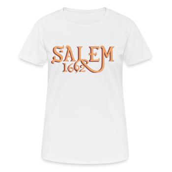 Salem 1692 Witches Sorcerer Witch - Women's Breathable T-Shirt - white - Front - AI Model Female 172 dark (172cm)