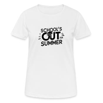 Schulabschluss Schulende School`s Out For Summer - Women's Breathable T-Shirt - white - Front - AI Model Female 172 dark (172cm)