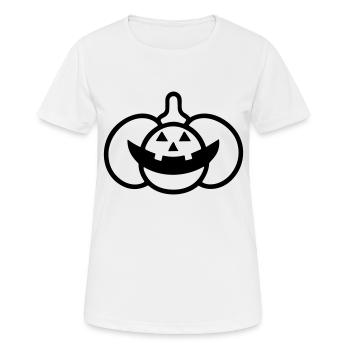 citrouille - T-shirt respirant Femme - blanc - Devant - AI Model Female 172 dark (172cm)