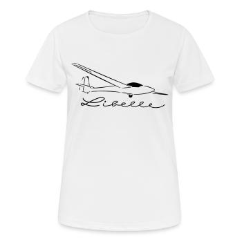 standard libelle - Frauen T-Shirt atmungsaktiv - Weiß - Vorne - AI Model Female 172 dark (172cm)
