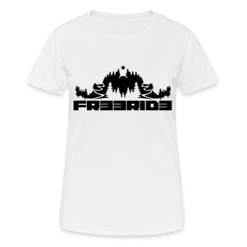 MTB Freeride - Women's Breathable T-Shirt - white - Front - AI Model Female 172 dark (172cm)