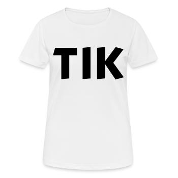 Wortsalat - TAKTIK - für 2 Personen - TIK - Frauen T-Shirt atmungsaktiv - Weiß - Vorne - AI Model Female 172 dark (172cm)