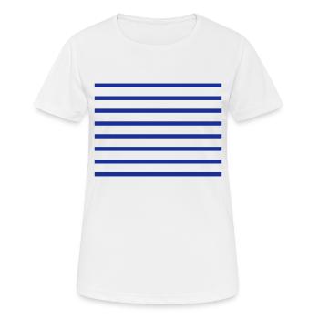 SEEMANN - Frauen T-Shirt atmungsaktiv - Weiß - Vorne - AI Model Female 172 dark (172cm)