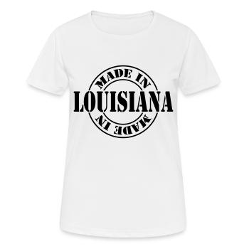made in louisiana m1k2 - T-shirt respirant Femme - blanc - Devant - AI Model Female 172 dark (172cm)