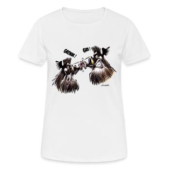 Duel De Sangliers - T-shirt respirant Femme - blanc - Devant - AI Model Female 172 dark (172cm)