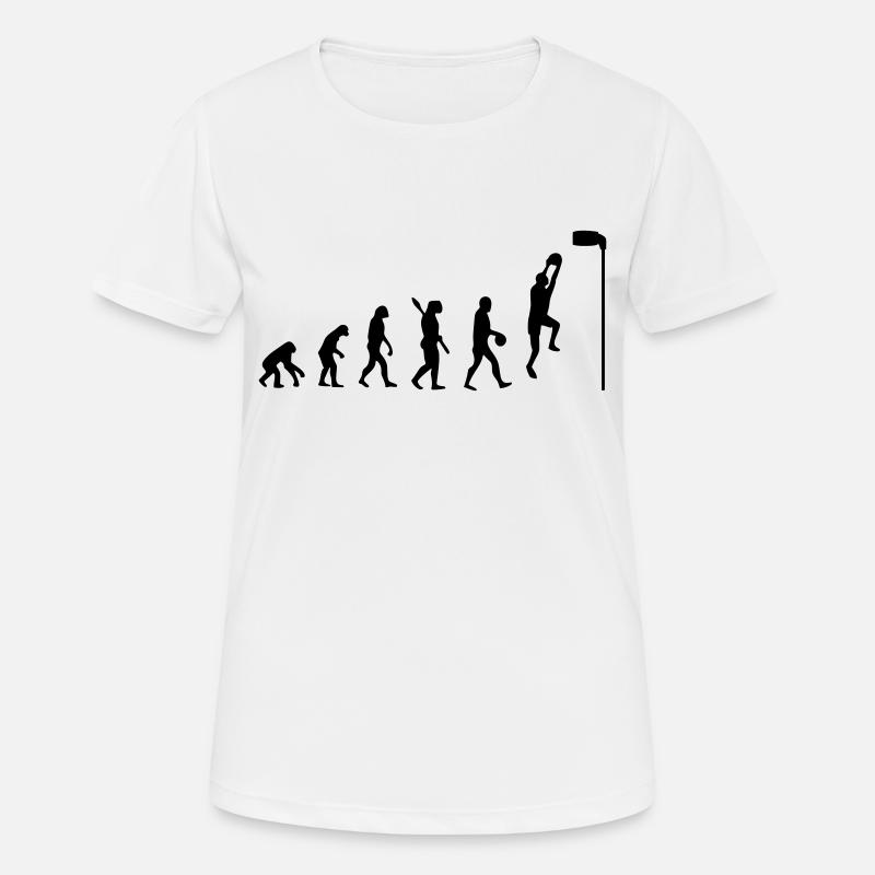 evolution korfball - Women's Breathable T-Shirt - white