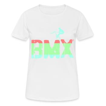 bmx - T-shirt respirant Femme - blanc - Devant - AI Model Female 172 dark (172cm)