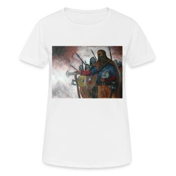 Vikings - T-shirt respirant Femme - blanc - Devant - AI Model Female 172 dark (172cm)
