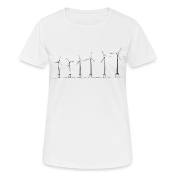 Windmill - Women's Breathable T-Shirt - white - Front - AI Model Female 172 dark (172cm)
