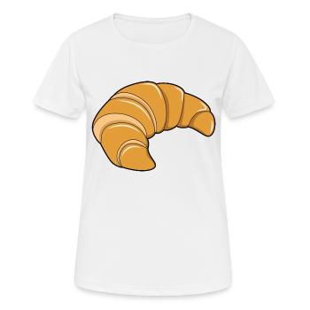 Croissant - Women's Breathable T-Shirt - white - Front - AI Model Female 172 dark (172cm)