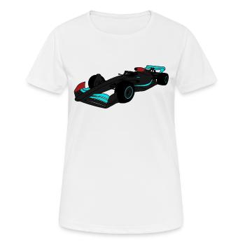 Formule Racing Car Mer - T-shirt respirant Femme - blanc - Devant - AI Model Female 172 dark (172cm)