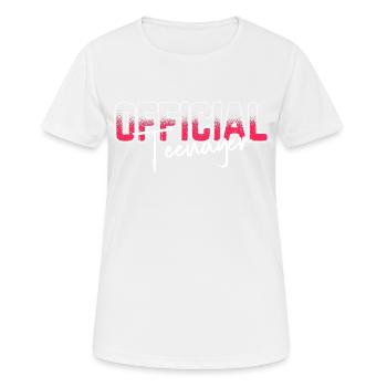 Official Teenager - Women's Breathable T-Shirt - white - Front - AI Model Female 172 dark (172cm)