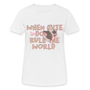 Sweet Saying - Women's Breathable T-Shirt - white - Front - AI Model Female 172 dark (172cm)