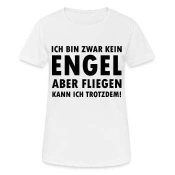 Fußball Soccer - Frauen T-Shirt atmungsaktiv - Weiß - Vorne - AI Model Female 172 dark (172cm)