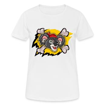 böser Koala Bär Angriff - Frauen T-Shirt atmungsaktiv - Weiß - Vorne - AI Model Female 172 dark (172cm)