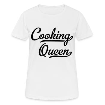 cook - Women's Breathable T-Shirt - white - Front - AI Model Female 172 dark (172cm)
