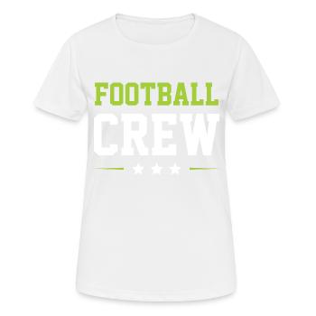 Équipe de football - T-shirt respirant Femme - blanc - Devant - AI Model Female 172 dark (172cm)