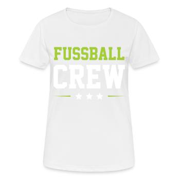 Équipe de football - T-shirt respirant Femme - blanc - Devant - AI Model Female 172 dark (172cm)