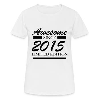 2015 - Vintage 2015 - Fantastic since 2015 - Women's Breathable T-Shirt - white - Front - AI Model Female 172 dark (172cm)