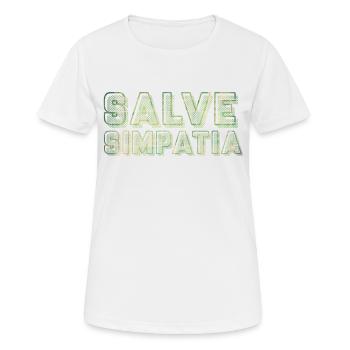 Salve Simpatia - Women's Breathable T-Shirt - white - Front - AI Model Female 172 dark (172cm)
