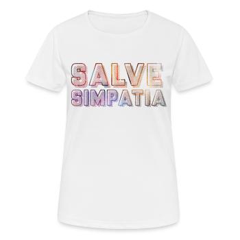 Salve Simpatia - Women's Breathable T-Shirt - white - Front - AI Model Female 172 dark (172cm)