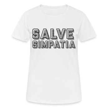 Salve Simpatia - Women's Breathable T-Shirt - white - Front - AI Model Female 172 dark (172cm)