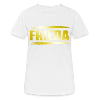 Frieda - T-shirt respirant Femme - blanc - Devant - AI Model Female 172 dark (172cm)