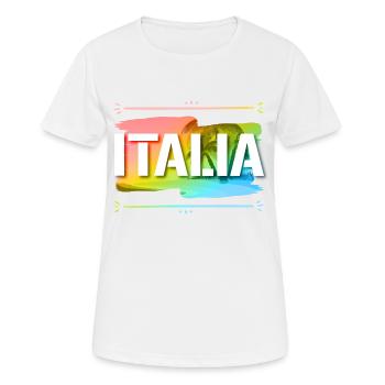 Italia - Women's Breathable T-Shirt - white - Front - AI Model Female 172 dark (172cm)